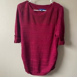 Apt. 9 Deep Red Sweater Sz L